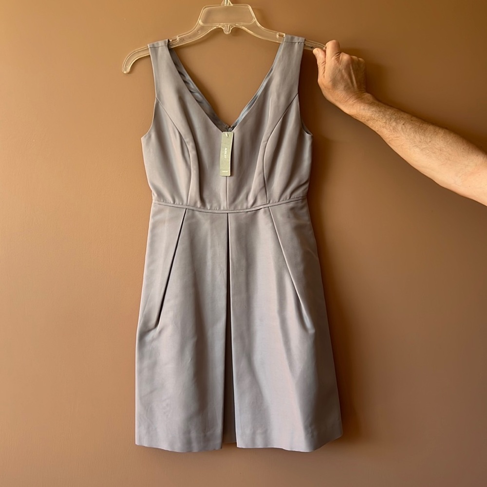 NWT - grey- Jcrew dress - 0P